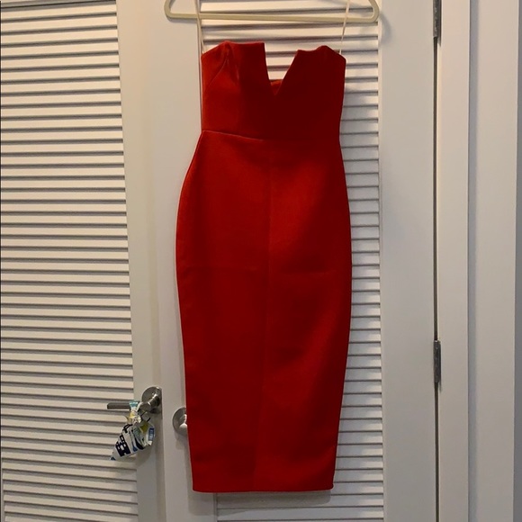 alex perry red dress